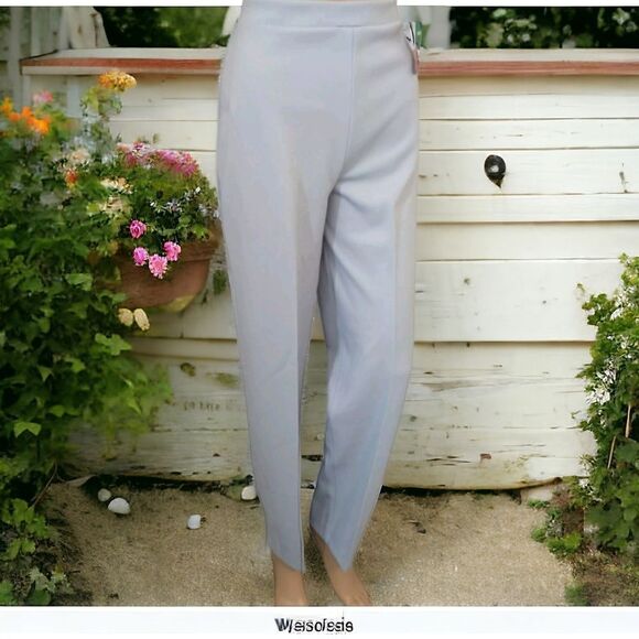 Cape Cod Match Mates Pants NOS Pale Blue Knit Vtg 70s Sz 10 Costume Theater Prop - Picture 16 of 16